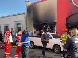 A través de un comunicado, Protección Civil hizo un llamado a la población para evitar la zona del siniestro y permitir el paso de los vehículos de emergencia. CORTESÍA/ Secretaría de Seguridad Pública del Estado de Sonora