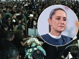 Sheinbaum comentó que, previo al homicidio de Carlos Manzo, su gobierno trabaja para erradicar la violencia en la entidad, misma que, dijo, se deriva del gobierno de Felipe Calderón. EFE / S. Gutiérrez / SUN / Presidencia