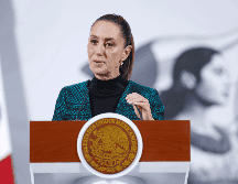 La Presidenta se comprometió desde Palacio Nacional a presentar el Plan Michoacán por la Paz y la Justicia este fin de semana. EFE / S. Gutiérrez