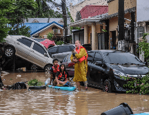 El reporte más reciente sobre la ubicación de “Kalmaegi” situaba el tifón sobre las aguas costeras de la localidad de Jordan en la provincia central de Guimaras. EFE / EPA / J. Espinosa