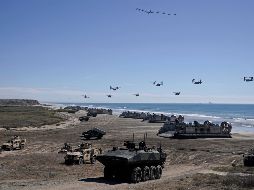 Aunque Trump ha insinuado su voluntad de atacar a los cárteles de la droga mexicanos en su territorio, su administración ha destacado la notable colaboración con México en materia de seguridad. AFP / ARCHIVO