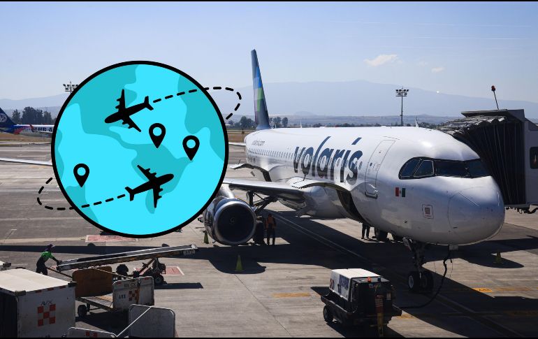 Volaris actualmente tiene rutas a todos los destinos nacionales y 23 destinos internacionales. EL INFORMADOR / J. ACOSTA