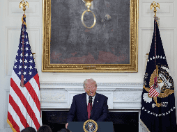 El presidente del Supremo, John Roberts, expresó dudas sobre la autoridad legal de Trump para imponer sus aranceles. EFE/Y. GRIPAS