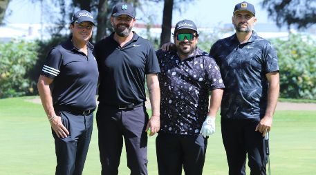 Guillermo González, Juan Zermeño, Elías Ascencio y Andrés Zermeño. GENTE BIEN/CLAUDIO JIMENO.