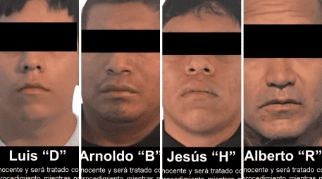 Los detenidos fueron vinculados por delitos de trata de personas agravada, delincuencia organizada, secuestro agravado, posesión de drogas con fines de comercio y delitos contra la Ley de Armas de Fuego. CORTESÍA