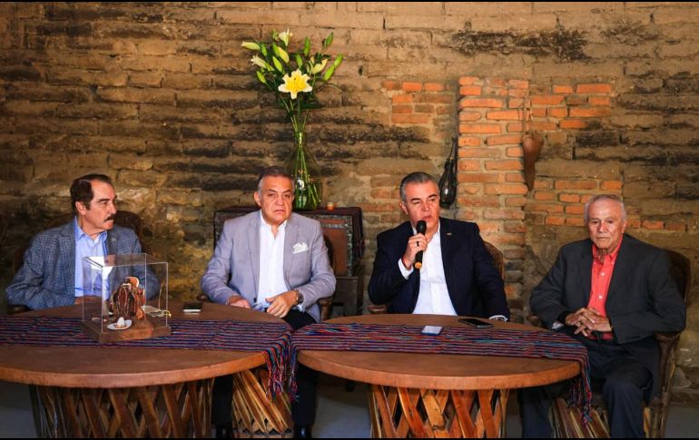 Antonio Leaño, Salvador Quirarte, Francisco Cervantes y Alfredo Anaya (de izquierda a derecha. EL INFORMADOR  / J. ACOSTA