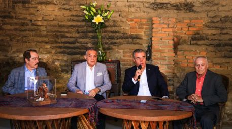 Antonio Leaño, Salvador Quirarte, Francisco Cervantes y Alfredo Anaya (de izquierda a derecha. EL INFORMADOR  / J. ACOSTA