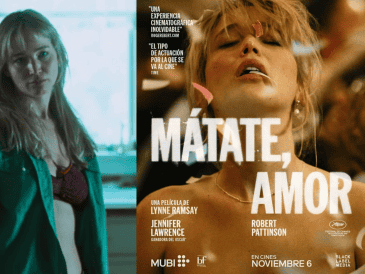 Inspirada en la novela homónima de Ariana Harwicz, la historia presenta a Grace (Lawrence), una joven madre que, junto a su pareja Jackson (Pattinson), abandona Nueva York para comenzar una nueva vida en el campo, en una casa que han heredado.  YOUTUBE/CINEPOLIS