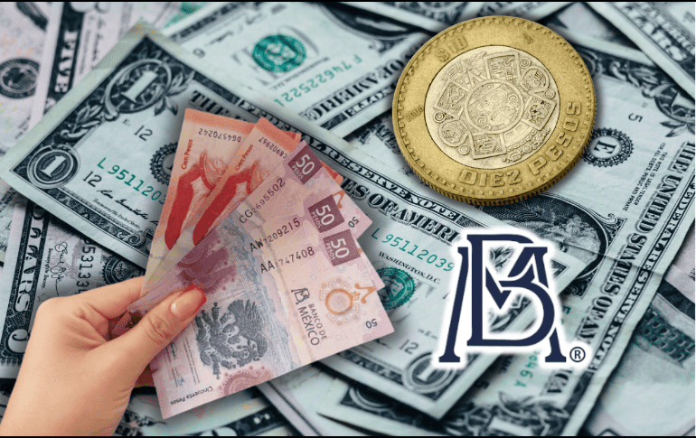 Conoce el tipo de cambio de dólar a peso en los principales bancos de México este jueves 6 de noviembre de 2025. ESPECIAL