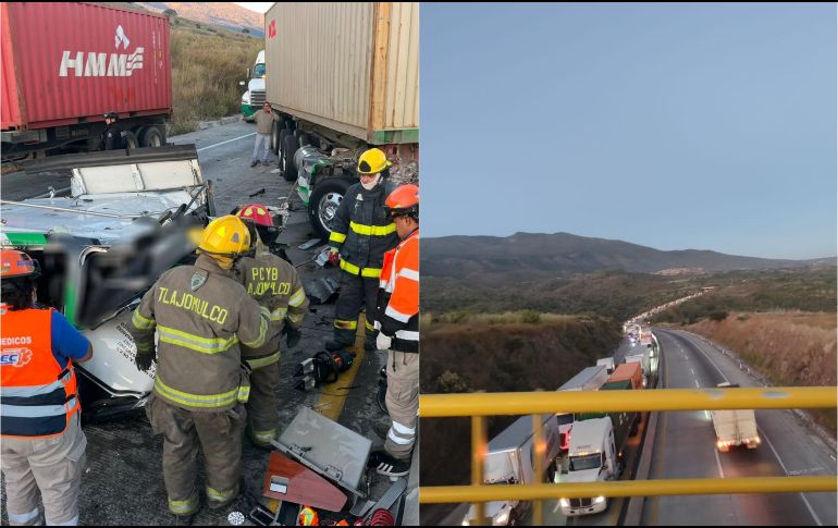 El sujeto accidentado fue traslado en estado grave a un hospital privado. ESPECIAL