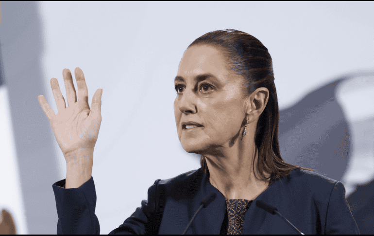 La Presidenta de Mexico, Claudia Sheibaum. EFE / S. Gutiérrez