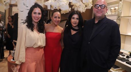 Katya Contreras, Karina Manterola, Marcela Preciado y Noé Suro. GENTE BIEN JALISCO / Montblanc Boutique Cocktail Opening.