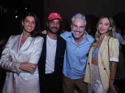 Mariana Padilla, Ricardo Korkowski, Juan Pablo Medina y Andrea Castro. GENTE BIEN JALISCO / “The Train Event” Gala Dinner