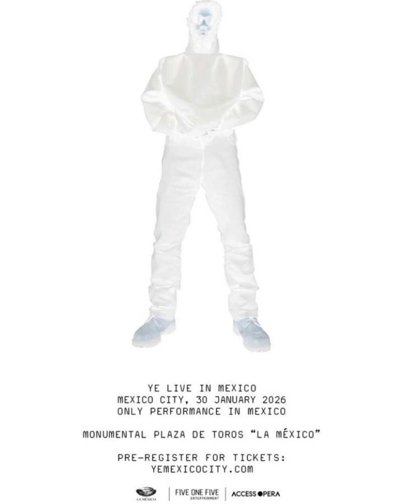 Después de más de 17 años de ausencia, Kanye West confirma su regreso a los escenarios mexicanos. ESPECIAL &nbsp;