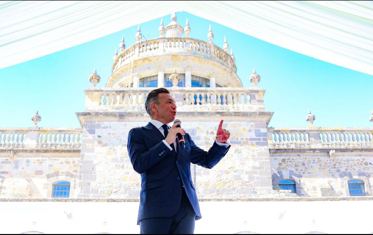 En su Primer Informe, Lemus destacó avances en seguridad y refrendó su compromiso para combatir el delito de desaparición. EL INFORMADOR/N. Navarro