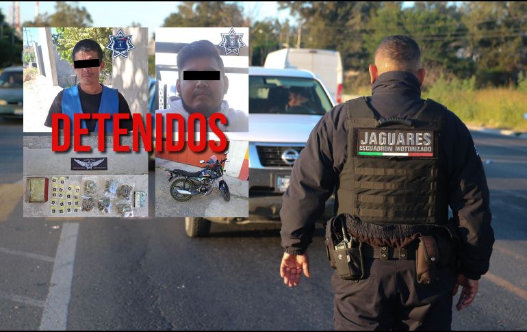 Ambos sujetos fueron puestos a disposición del agente del Ministerio Público para determinar su situación legal. EL INFORMADOR / ARCHIVO / ESPECIAL / Policía de Zapopan