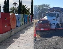 Un vehículo de carga se impactó de frente contra un vehículo compacto en color rojo en carretera de Teocaltiche. EL INFORMADOR / ARCHIVO / ESPECIAL