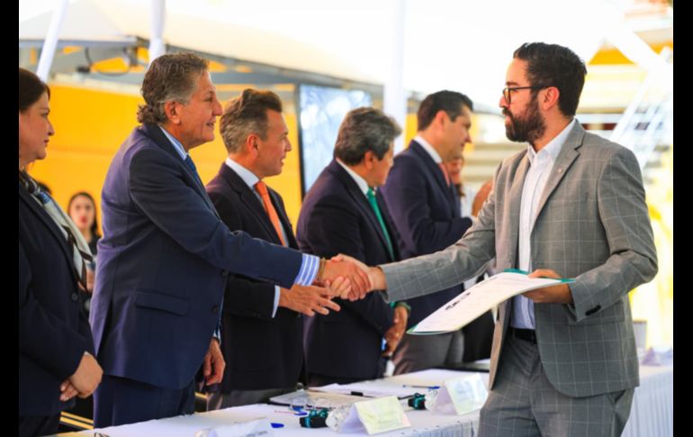 El anuncio del nuevo Parque Estatal de Semiconductores se realizó en las instalaciones del Cinvestav. EL INFORMADOR/ J. Acosta