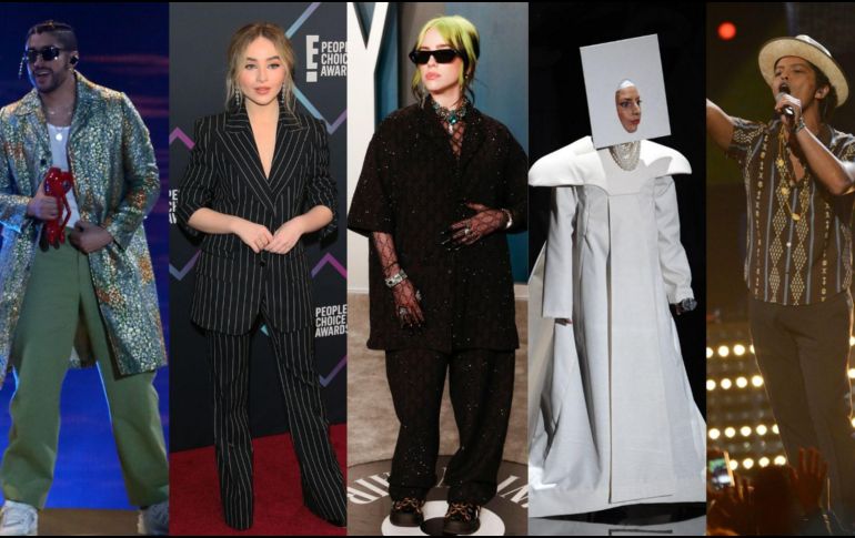 Los Premios Grammy 2026 ya tienen a sus nominados, con artistas como Bad Bunny, Lady Gaga, Kendrick Lamar y Billie Eilish encabezando las listas. EL INFORMADOR/ARCHIVO/ESPECIAL