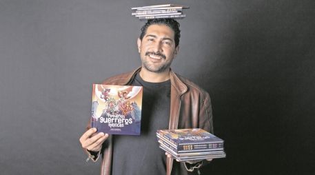 Ianis Guerrero presenta “Pequeños guerreros mexicas”, su primer libro infantil inspirado en las raíces culturales del México antiguo. ESPECIAL
