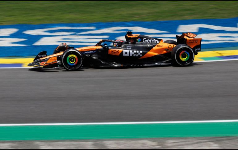 Oscar Piastri (McLaren), en el circuito de Interlagos. EFE / I. Fontana