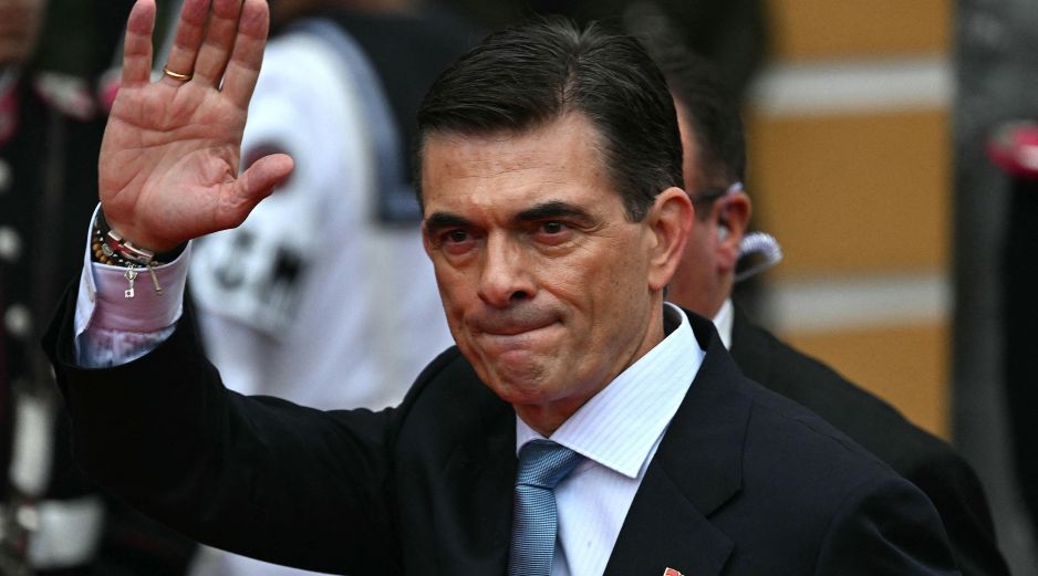 Rodrigo paz, de 58 años e hijo del expresidente Jaime Paz, fue recibido entre aplausos en el palacio legislativo boliviano en La Paz, por los asambleístas y las delegaciones internacionales. AFP / A. Raldes