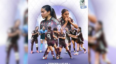 México consiguió su segunda mejor actuación en un Mundial Sub-17 Femenino al concluir en el tercer lugar. X / @Miseleccionfem
