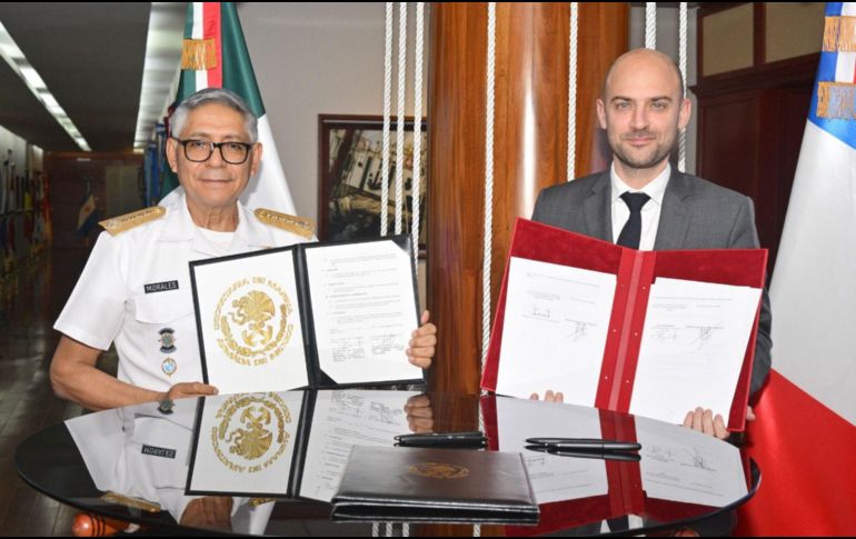 La firma del documento ocurre un día después de la visita oficial del presidente de Francia, Emmanuel Macron, a México. ESPECIAL.