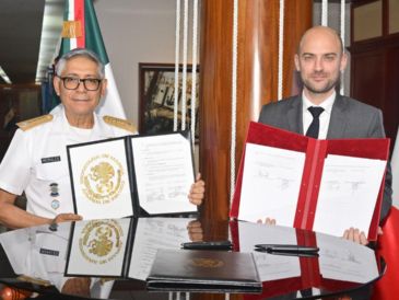 La firma del documento ocurre un día después de la visita oficial del presidente de Francia, Emmanuel Macron, a México. ESPECIAL.