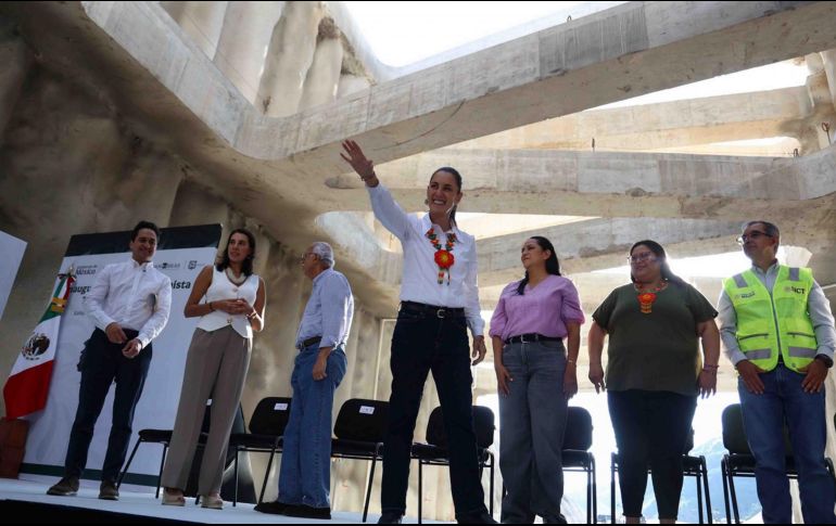 Claudia Sheinbaum estuvo en Nayarit, donde entregó la obra de la autopista Tepic-Compostela. SUN