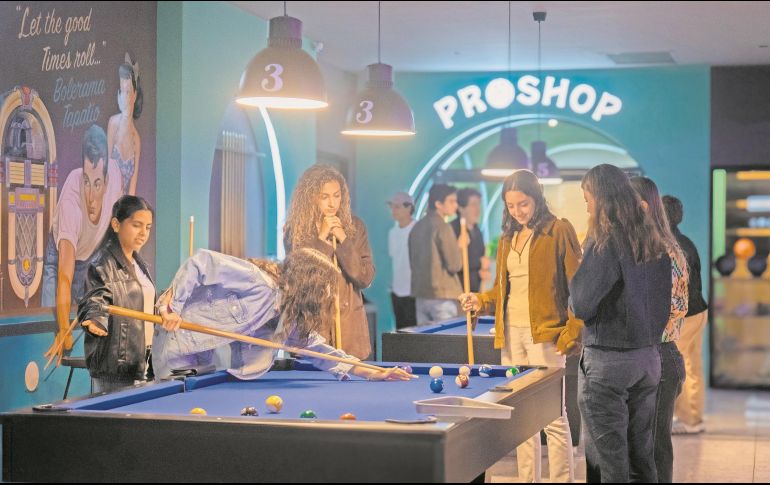 La zona de billar complementa la experiencia. CORTESÍA