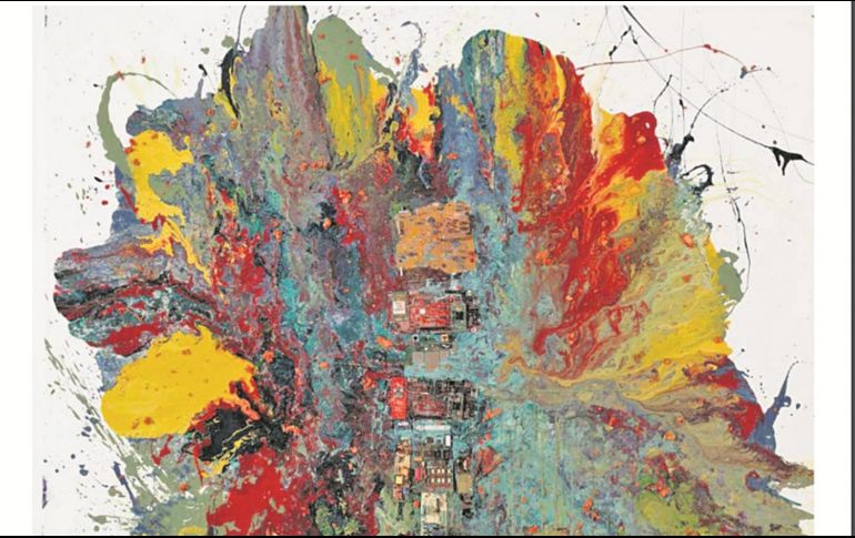 Pieza de gran formato de Juan Carlos Santoscoy, actualmente expuesta en Madrid. CORTESÍA