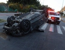 Uno de los accidentes dejó el saldo fatal de una persona fallecida. ESPECIAL / PC Y BOMBEROS ZAPOPAN