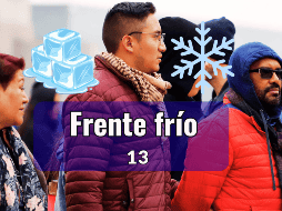 Para hoy, 9 de noviembre, el frente frío número 13 se desplazará rápidamente sobre el norte, noreste y oriente del país. SUN/ARCHIVO