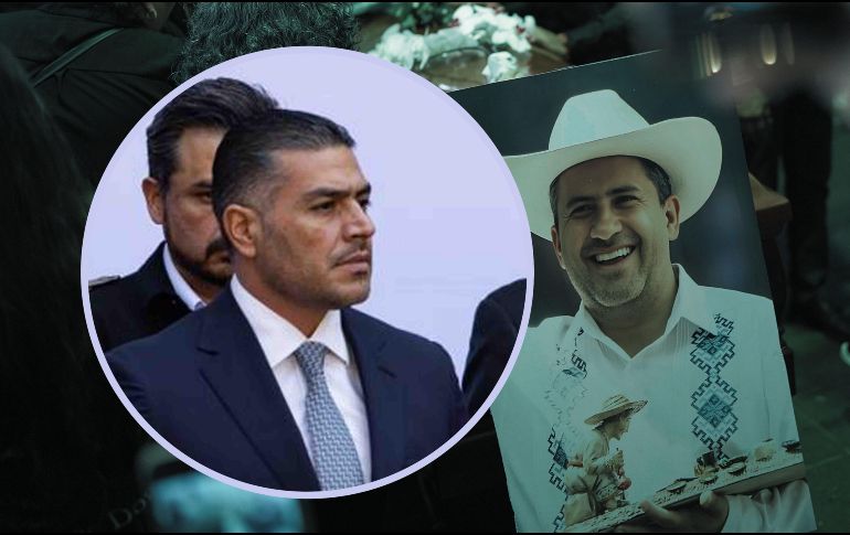 Durante su intervención, Harfuch ofreció sus condolencias a los familiares del entonces alcalde independiente de Uruapan. SUN / H. Salvador