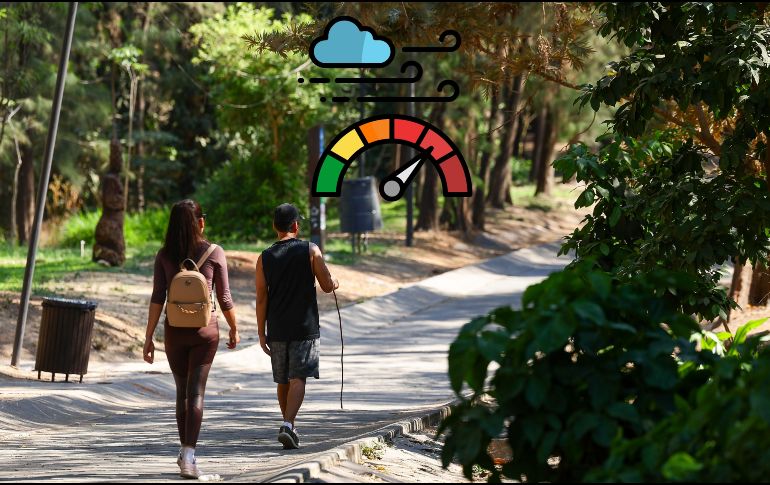 Índice de la calidad por zonas del AMG. EL INFORMADOR / ARCHIVO