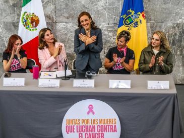 Maye Villa de Lemus aseguró que habrá respaldo total a las pacientes durante sus tratamientos y procesos médicos. EL INFORMADOR/A. Navarro