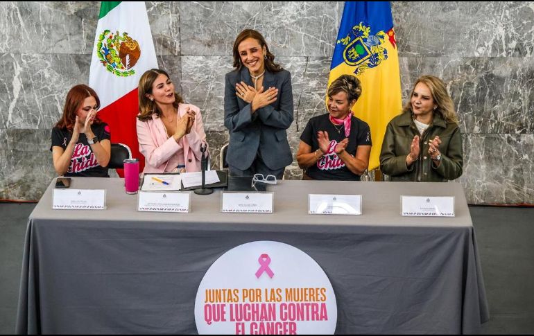 Maye Villa de Lemus aseguró que habrá respaldo total a las pacientes durante sus tratamientos y procesos médicos. EL INFORMADOR/A. Navarro