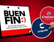 Con estas promociones, el Buen Fin 2025 promete ser la excusa perfecta para disfrutar del cine en pantalla grande sin gastar de más. ESPECIAL/CINEMEX/CINEPOLIS
