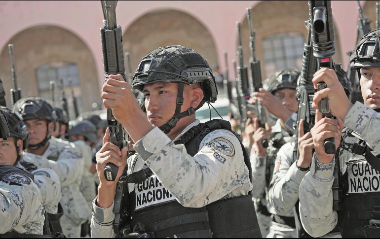 Elementos de la Guardia Nacional participan en los operativos y resguardos vinculados al caso de Uruapan. EFE