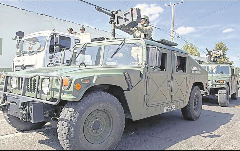 Un día después del anuncio del Plan Michoacán por la Paz y la Justicia, ayer llegaron elementos de las fuerzas federales a diferentes partes de la Entidad. EL UNIVERSAL