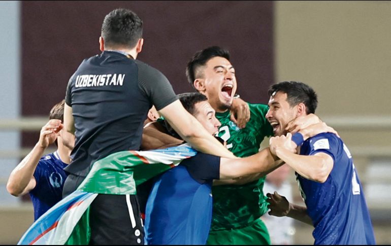 La Selección de Uzbekistán jugará su primer Mundial. AFP/F. Senna