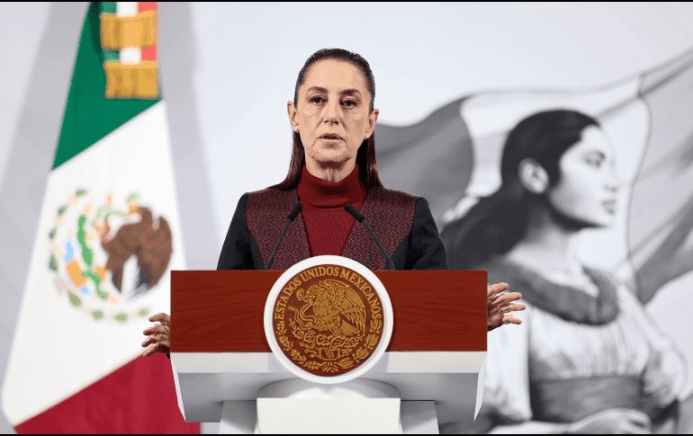 Sheinbaum aseguró que la información para generar las estadísticas proviene de los reportes que emiten las Fiscalías Estatales. EFE /J. Méndez