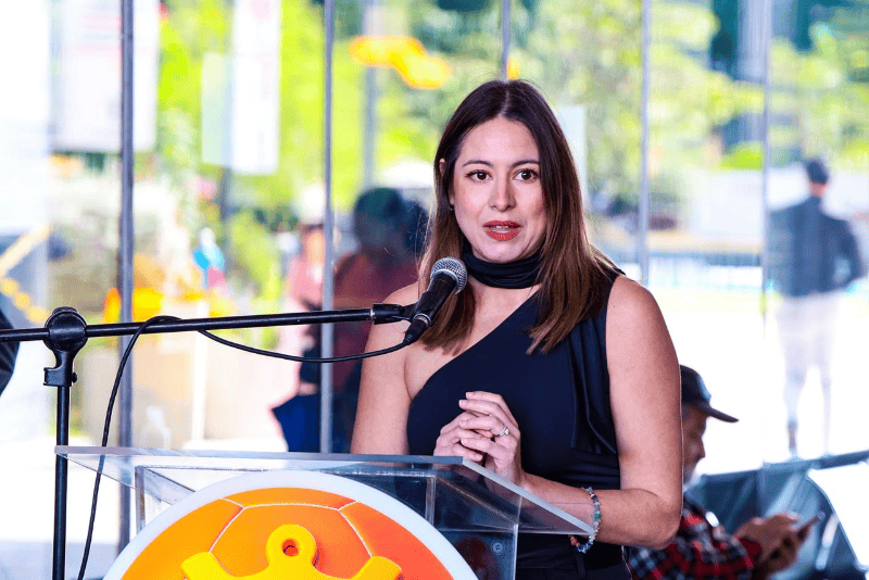 &nbsp;Montserrat Hidalgo Gallardo, Host City Officer GDL-FIFA World Cup 2026, destacó que el dispositivo inteligente quedará como legado para la ciudad y para el estado. EL INFORMADOR / A. Navarro