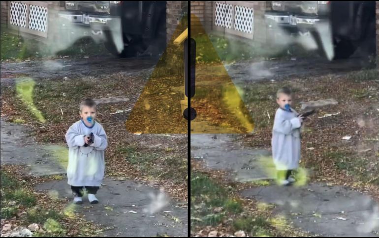 Todo parece indicar que las imágenes que han comocionado a las redes sociales por la aparición de un niño con una arma son reales. ESPECIAL