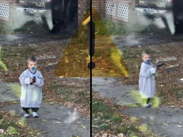 Todo parece indicar que las imágenes que han comocionado a las redes sociales por la aparición de un niño con una arma son reales. ESPECIAL