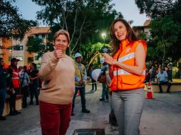 Durante la instalación de las nuevas lámparas, el Gobierno de Guadalajara asumió una serie de compromisos con las y los vecinos de El Sauz. ESPECIAL