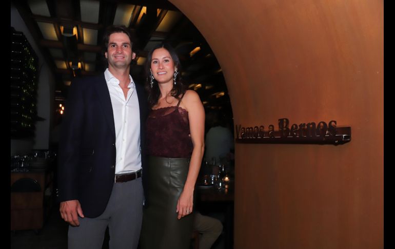Rodrigo Hecht y Natalia Álvarez. GENTE BIEN JALISCO / Inauguración oficial del restaurante Bernos