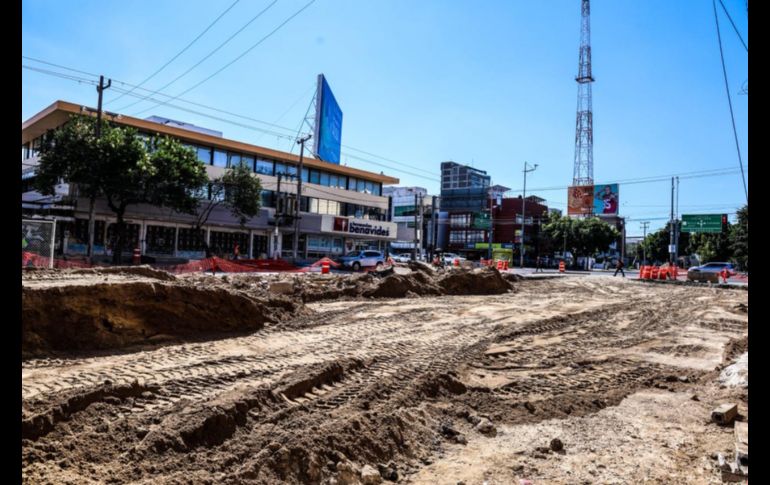 Respecto a las obras que se desarrollan en la Avenida México, entre Américas y Chapultepec, en la Plaza de la República, Zamora Bueno informó que se avanza en las instalaciones sanitarias y en la colocación del adoquín en su parte contraria. EL INFORMADOR / ARCHIVO
