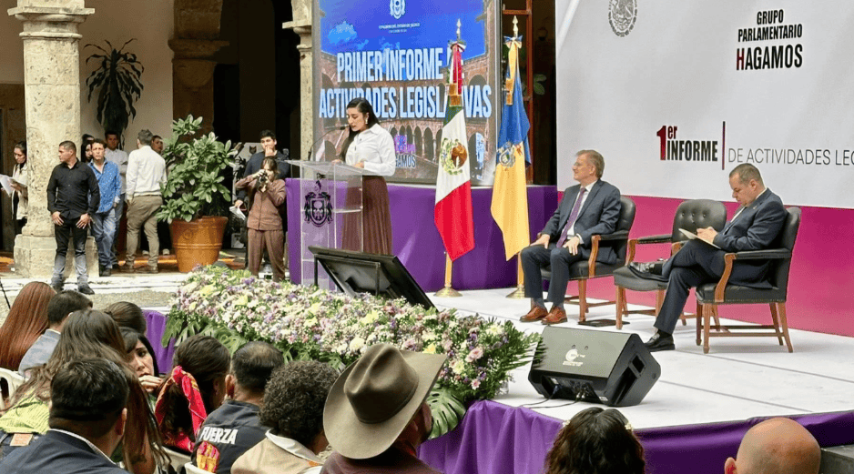Valeria Ávila Gutiérrez enfatizó que el grupo llegó al Congreso como parte de la coalición Sigamos Haciendo Historia en Jalisco, que incluye a Morena, Partido del Trabajo, Verde Ecologista, Hagamos y Futuro. FACEBOOK / Valeria Ávila